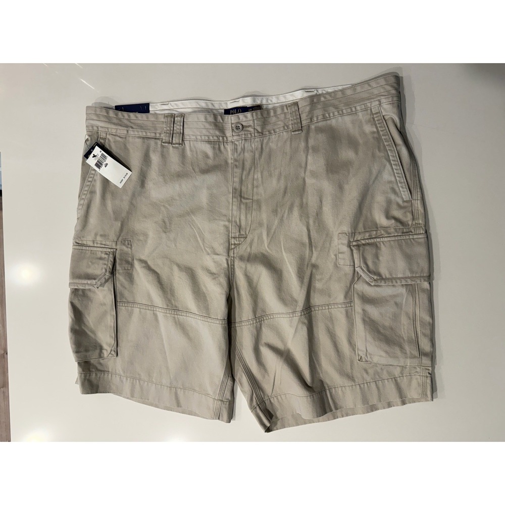 Polo Ralph Lauren Core Replen Cargo Shorts Beige Mens 48B 9" NWT